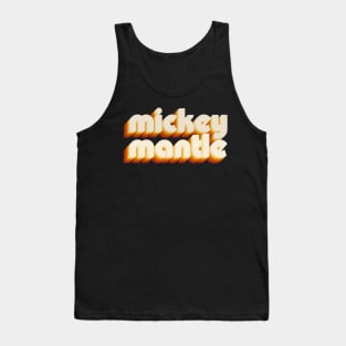 mickey mantle Tank Top